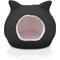 Show in main carousel: Details Hooded Cat Bed with Removable Cusion, Large, Black slide 3 of 8
