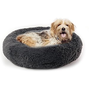 Details Calming Dog & Cat Bed, Medium, Charcoal