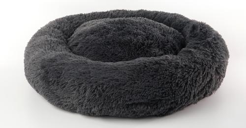 Show full view: Details Calming Dog & Cat Bed, Medium, Charcoal slide 2 of 4
