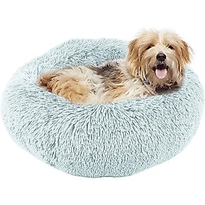 Details Calming Dog & Cat Bed, Medium, Blue