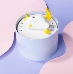 Happy & Polly Moonlight Ceramic Cat Water Fountain, 33-oz