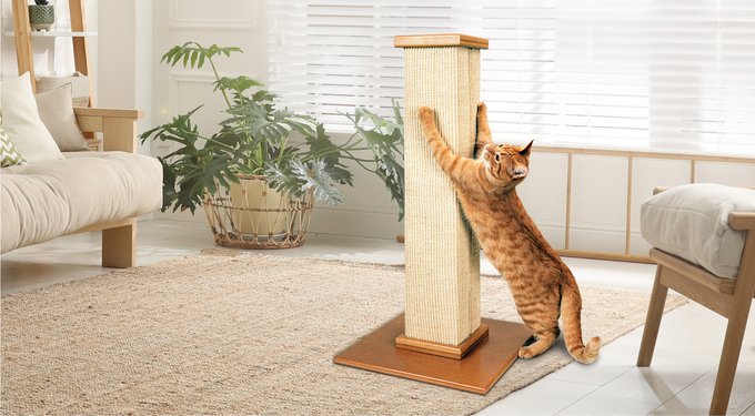 SmartCat The Ultimate 32-in Sisal Cat Scratching Post