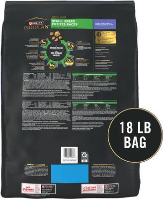 Show full view: Purina Pro Plan Specialized Shredded Blend Lamb & Rice Formula High Protein Small Breed Dry Dog Food, 18-lb bag slide 3 of 11