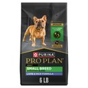 Purina Pro Plan Small Breed Adult Shredded Blend Lamb & Rice Formula Dry Dog Food, 6-lb bag
