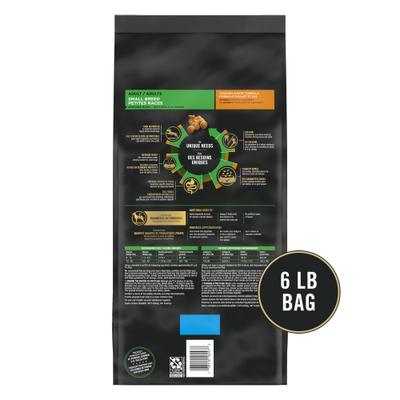 Show full view: Purina Pro Plan Shredded Blend Adult Small Breed Chicken & Rice Formula Dry Dog Food, 6-lb bag slide 4 of 11