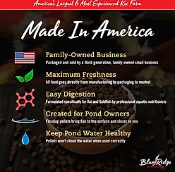 Blue Ridge Koi & Goldfish Cool Water Wheat Formula Koi & Goldfish Food, 50-lb bag slide 2 of 6