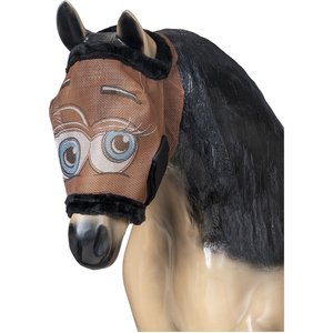 Tough1 Novelty Horse Fly Mask - Mini, Goofy Eyes, Small