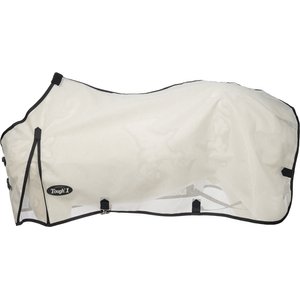 Tough1 PVC Mesh Bug Barrier Horse Fly Sheet, Grey, 72-in