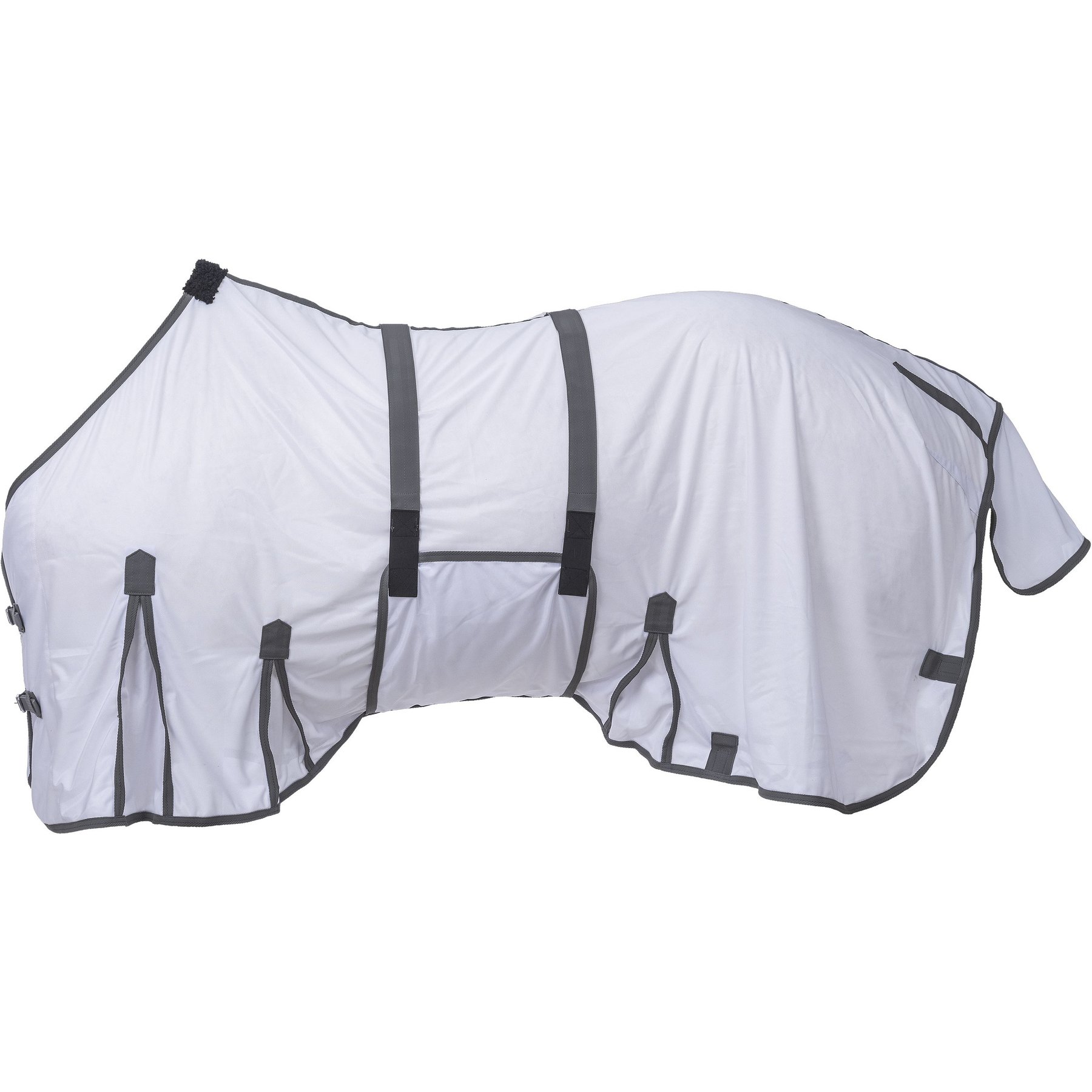 Tough1 Deluxe Contour Horse Fly Sheet, White, 69-in