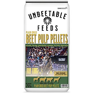 Unbeetable Feeds Beet Pulp Low Sugar Pellets Horse Feed, 50-lb bag