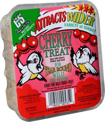 Show full view: C&S Cherry Treat Bird Food, 11.75-oz bag, case of 12 slide 3 of 11