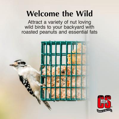 Show full view: C&S Nutty Treat Suet Wild Bird Food, case of 12 slide 3 of 12