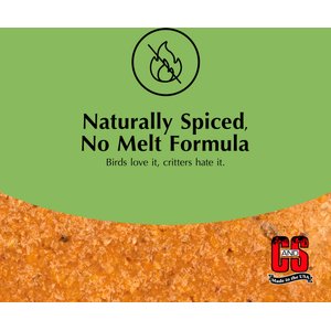 C&S Hot Pepper Delight No Melt Suet Dough Wild Bird Food, 11.75-oz tray, 1 count