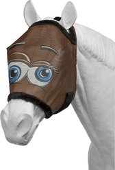 Tough1 Novelty Horse Fly Mask, Goofy Eyes, Warmblood