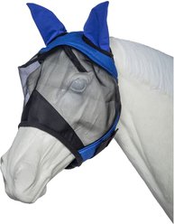 Tough1 Comfort Mesh Horse Fly Mask, Royal Blue