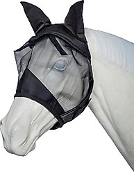 Tough1 Comfort Mesh Horse Fly Mask, Black