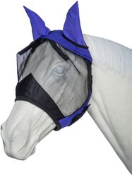 Tough1 Comfort Mesh Horse Fly Mask, Purple