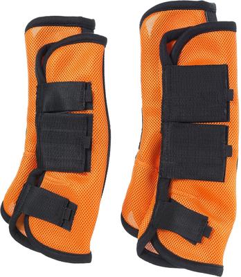 Show full view: Tough1 Comfort Mesh Horse Fly Boots, Orange slide 3 of 4
