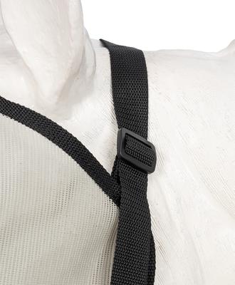 Show full view: Tough1 Bug Barrier Horse Fly Mask, Grey, Grey, Pony slide 2 of 3