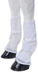 Tough1 Contoured Mesh Horse Fly Boots, White