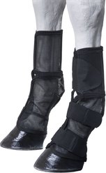 Tough1 Contoured Mesh Horse Fly Boots, Black