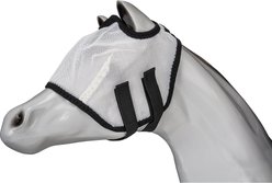 Tough1 Miniature Horse Fly Mask without Ears, White, Large