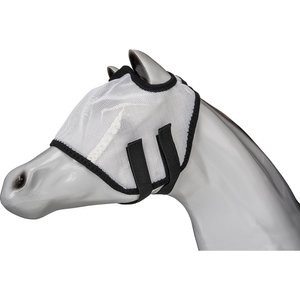 Tough1 Miniature Horse Fly Mask without Ears, White, Small
