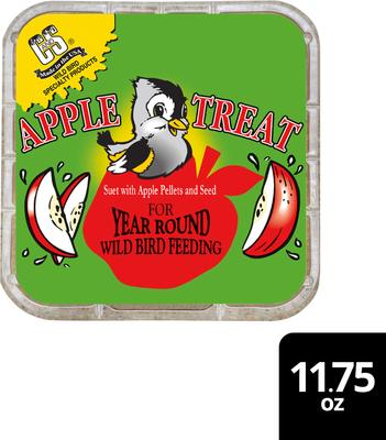 Show full view: C&S Apple Treat Suet Wild Bird Food, case of 12 slide 9 of 12