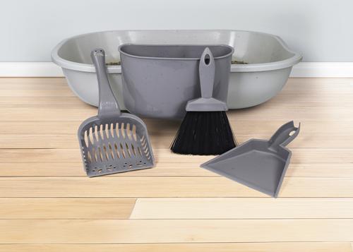 Show full view: Fresh Kitty 4-in-1 Cat Litter Box Organizer Kit slide 3 of 3