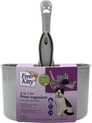 Fresh Kitty 4-in-1 Cat Litter Box Organizer Kit