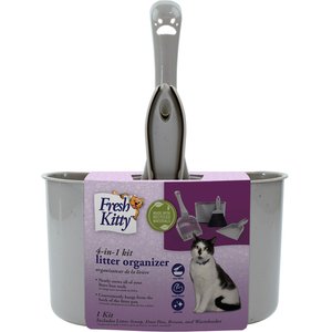 Fresh Kitty 4-in-1 Cat Litter Box Organizer Kit