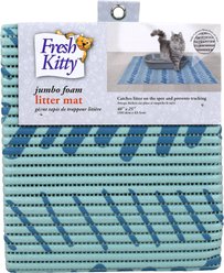 Fresh Kitty Dash Foam Cat Litter Mat, Jumbo, Blue