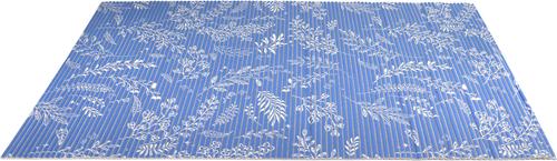 Show full view: Fresh Kitty Floral Foam Cat Litter Mat, Jumbo, Blue slide 2 of 3