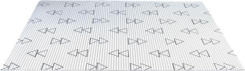 Show full view: Fresh Kitty Triangles Foam Cat Litter Mat, Black, Jumbo slide 2 of 3