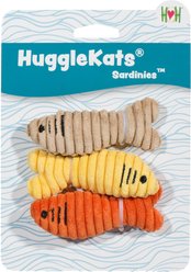 HuggleKats Sardinies Cat Toy, 3 count