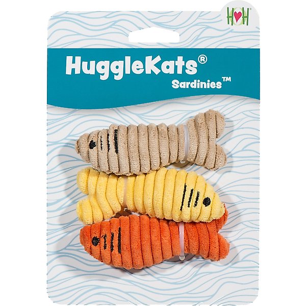 HuggleKats Jellie Fish Cat Toy, 3 count