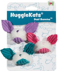 HuggleKats Dust Bunnies Cat Toy, 3 count