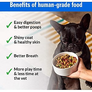 PetPlate FreshBaked Beef Gently Baked & Air-Dried Human-Grade Dog Food, 32-oz box