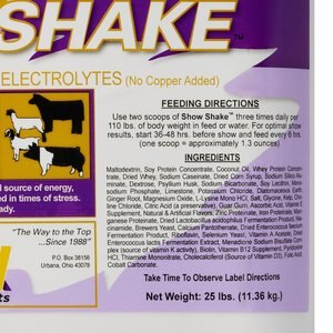 SFI Show Shake Farm Animal Supplement, 25-lb bag