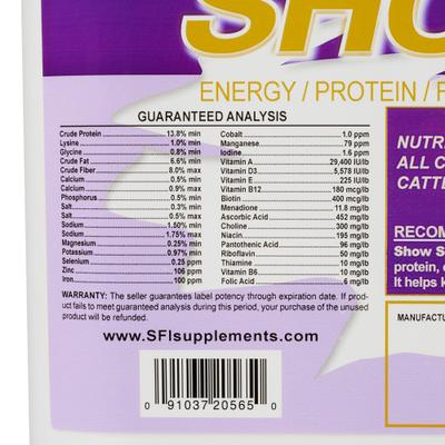 Show full view: SFI Show Shake Farm Animal Supplement, 25-lb bag slide 3 of 5