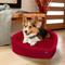 Show in main carousel: Elle Heart-Shaped Orthopedic Dog & Cat Bed, Red slide 3 of 7