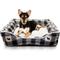 Show in main carousel: Details Microsuede Dog & Cat Bed, Black slide 1 of 7