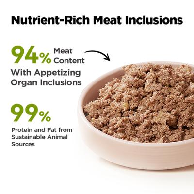 Show full view: ZEAL New Zealand Beef Recipe High Protein Grain-Free Wet Cat Food, 3.17-oz can, case of 24 slide 3 of 9