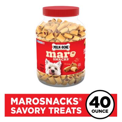 Show full view: Milk-Bone MaroSnacks Real Bone Marrow Dog Treats, 40-oz tub slide 3 of 11