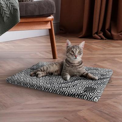 Show full view: Elle Elegant Design Dog & Cat Crate Mat, Black slide 5 of 7