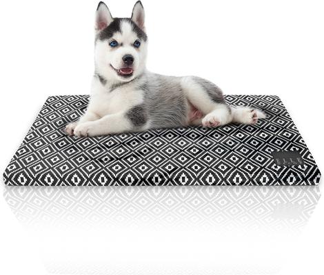 Show full view: Elle Elegant Design Dog & Cat Crate Mat, Black slide 2 of 7