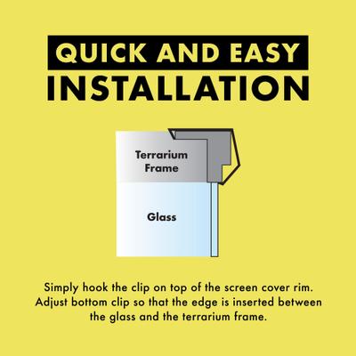 Show full view: Zilla Heavy Duty Terrarium Screen Clips, Large slide 5 of 9