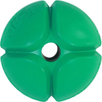 Show full view: PetKORE FloTek Tough Ball Dog Toy, Green, Medium slide 8 of 11