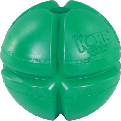 Show full view: PetKORE FloTek Tough Ball Dog Toy, Green, Medium slide 9 of 11