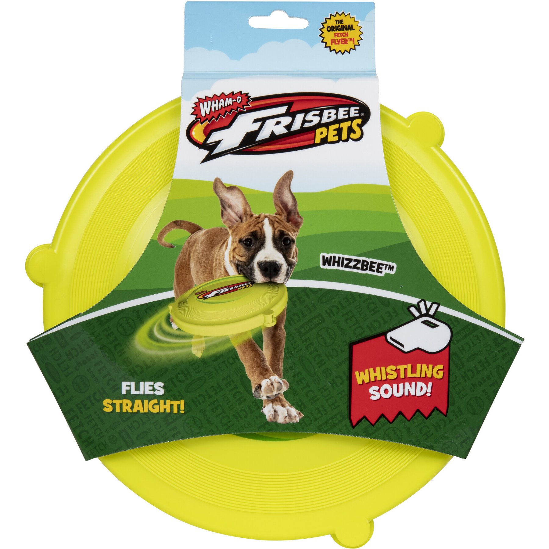Wham-O Whizzbee Dog Flying Disc Toy, 9.25-in